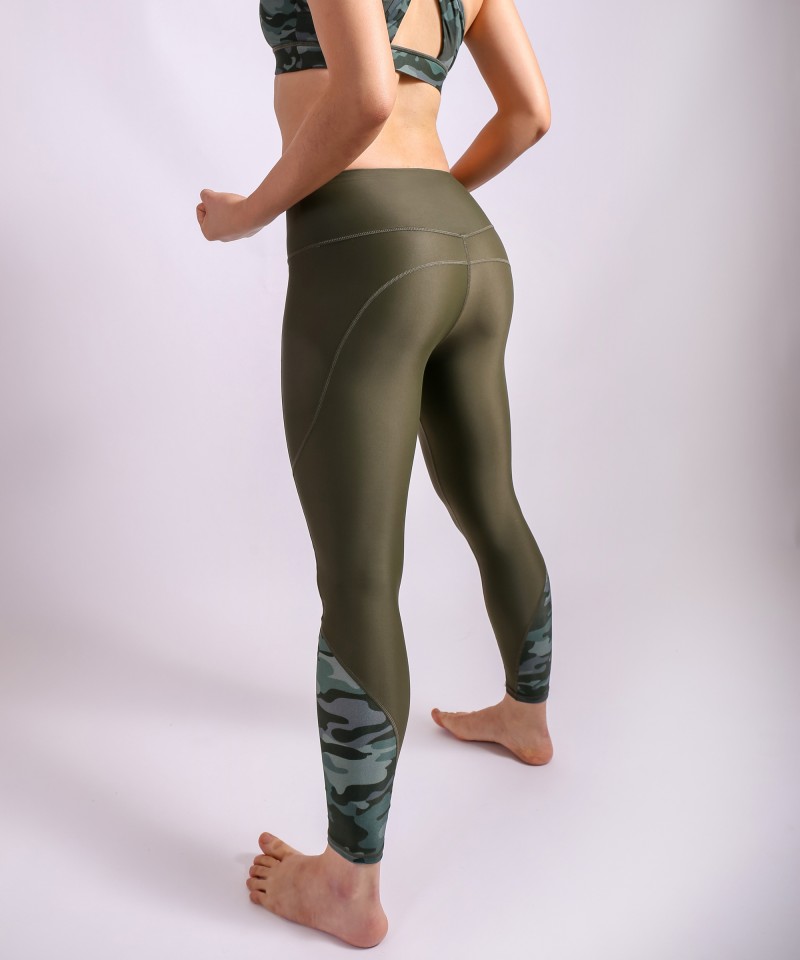 為自己驕傲 -緊身褲Leggings・軍綠色迷彩 為自己驕傲 -緊身褲Leggings・軍綠色迷彩